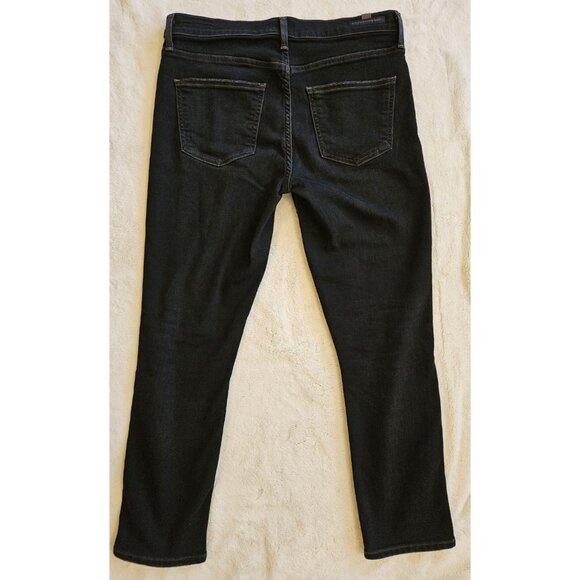 Citizens of Humanity Rocket High rise Skinny black Jeans Size 29 Distressed USA - Picture 9 of 14